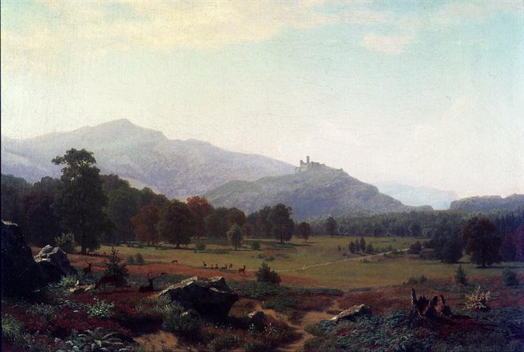 Autumn in the Conway Meadows Looking towards Mount Washington